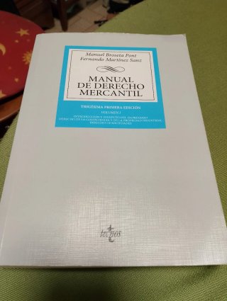 Manual de Derecho Mercantil