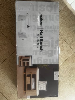 Banco recibidor/pasillo madera nuevo