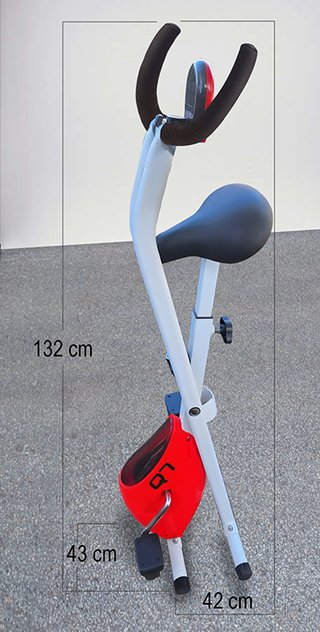 Bicicleta Estática Q7 Ergométrica Plegable