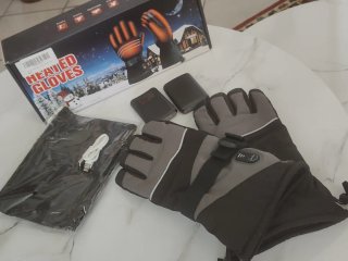 Guanti Riscaldati Elettrici Unisex con 2 batterie