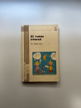 Libro "El habla infantil" de C. Garvey