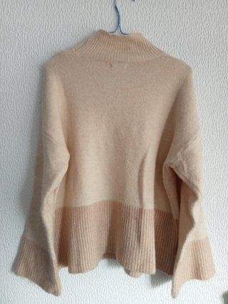Jersey beige mujer