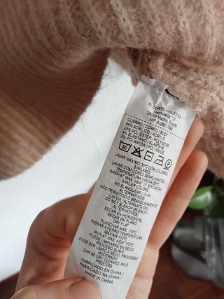 Jersey beige mujer