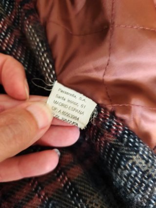 Chaquetón marrón de ante