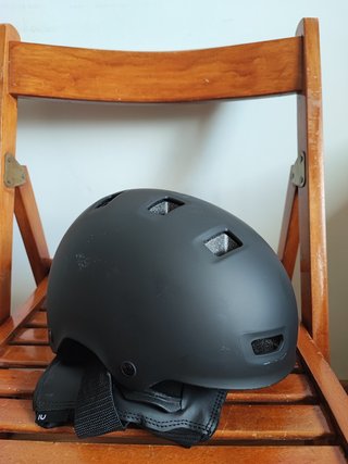 Protecciones Oxelo L + casco L 59–62 cm