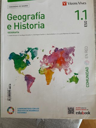 Geografía e Historía 1, ESO, Comunidad de Madrid