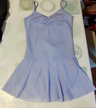 Maillot Lila con Tutú Talla 10-12
