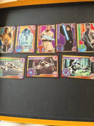 Lote 8 Cromos Star Wars