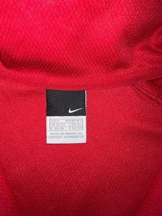 Chaqueta Nike Vintage Roja y Negra Talla L
