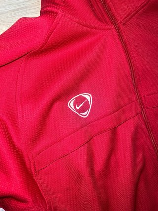 Chaqueta Nike Vintage Roja y Negra Talla L