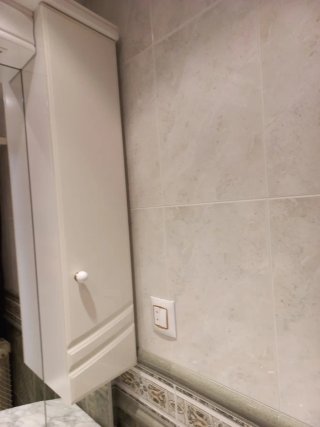 Mueble de baño con espejo de 1 metro