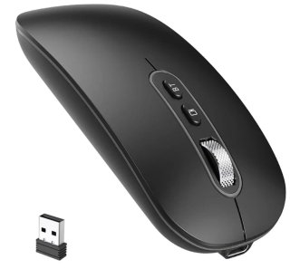 Ratón Inalámbrico Bluetooth Negro. Nuevo