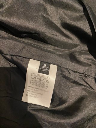 Chaqueta Carhartt Negra Cuero