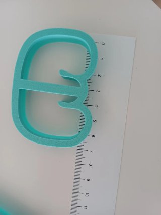 Cortadores Letras Burbuja 6cm Abecedario