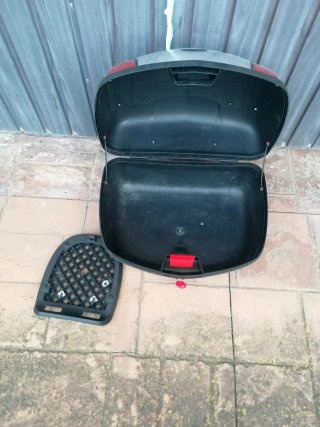 Baúl Moto para 2 Cascos