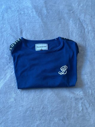 Camiseta Illusive London Degradado Azul/Blanco