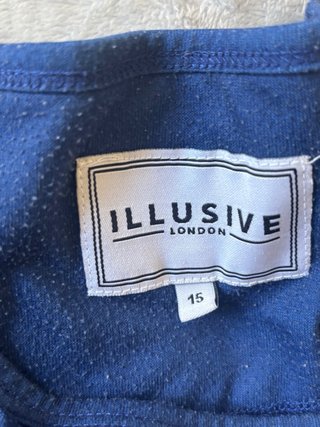 Camiseta Illusive London Degradado Azul/Blanco