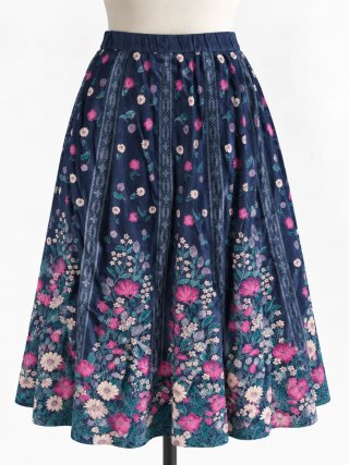 Falda Vintage Reis Estampada
