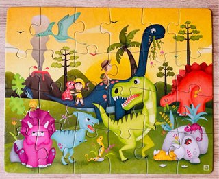 Puzzle Eurekakids Dinosaurios