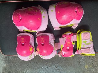 Kit Protecciones Patinaje Infantil Rosa Oxelo