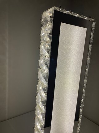 Lámpara de mesa Hiperdeluz con cristales