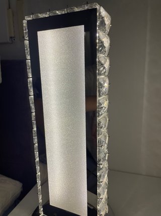 Lámpara de mesa Hiperdeluz con cristales