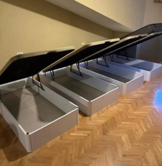 Cama 90 con canapé abatible