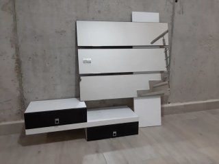 Mueble recibidor con espejo