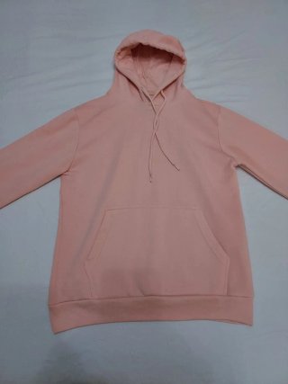 Sudadera rosa con capucha