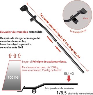 Kit Mover Muebles Pesados Ruedas ONEON Dolly