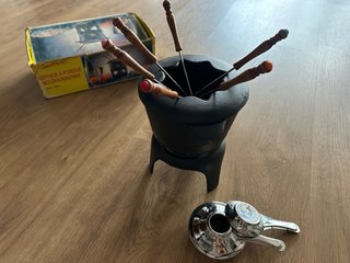 Set Fondue Hierro 6 Pinchos