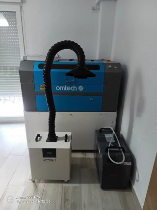 Cortadora Láser CO2 60W Omtech