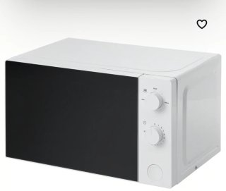 Microondas Blanco con Panel Analógico