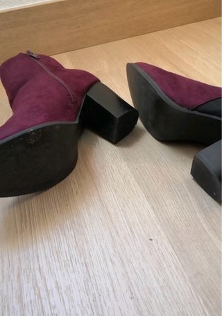 Botines Tex Morados Talla 38