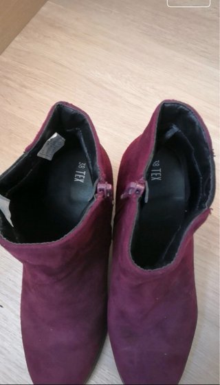Botines Tex Morados Talla 38