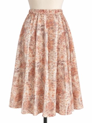 Falda Vintage Finn Karelia Estampada