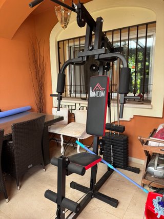 Multiestación de Musculación HOMCOM 65kg