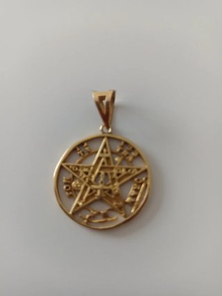 Colgante Tetragramatón de Oro