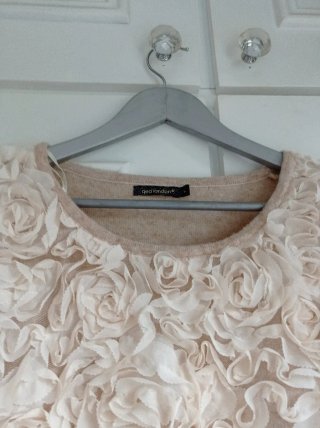Jersey de lana QETLONDON con flores