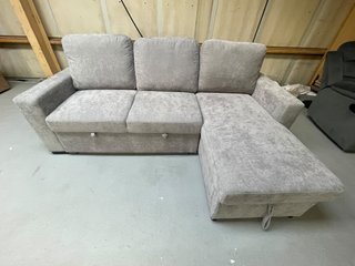 Sofá Cama con Chaise Longue y Arcón
