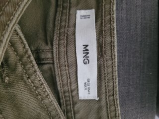 Pantalón Vaquero Verde Oliva