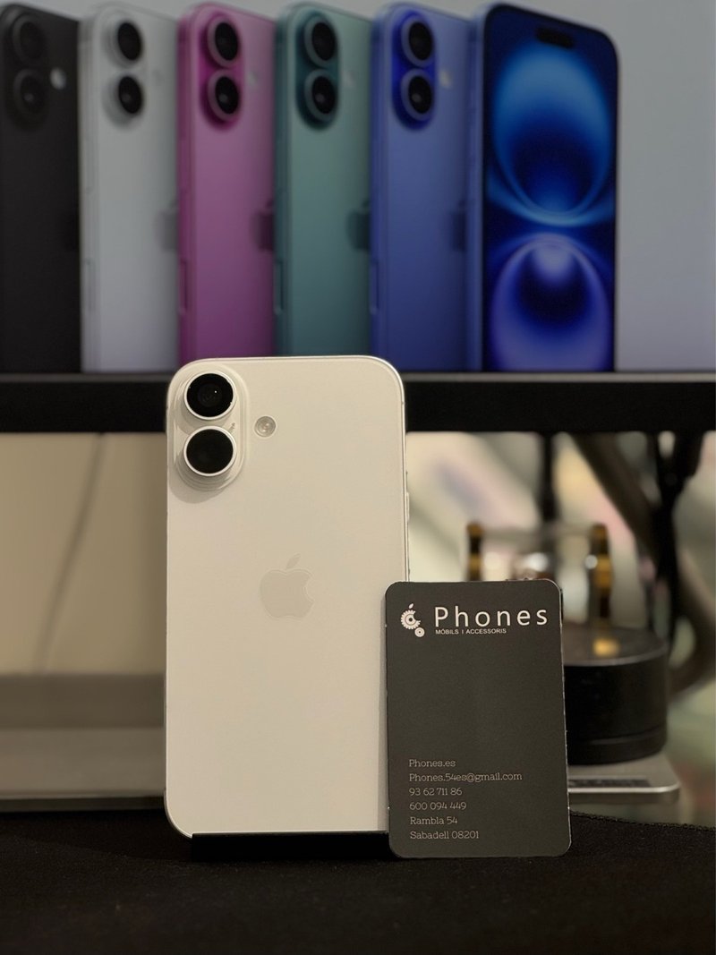 iPhone 16 128GB Blanco Seminuevo