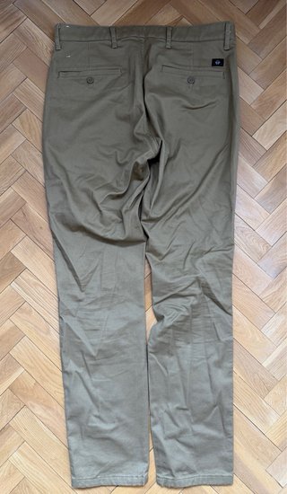 2 Pantalones Dockers Azul y Beige Talla 30W 30L