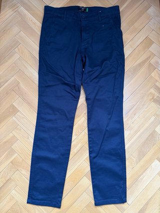 2 Pantalones Dockers Azul y Beige Talla 30W 30L