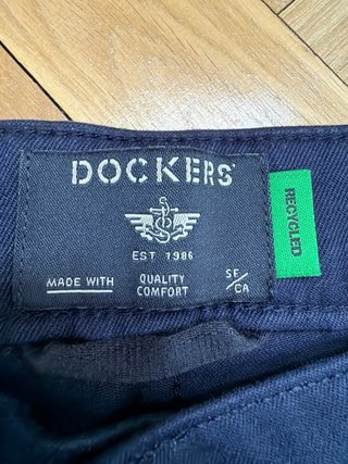 2 Pantalones Dockers Azul y Beige Talla 30W 30L