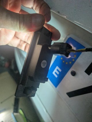 Plafón de luz LED matricula BMW F20