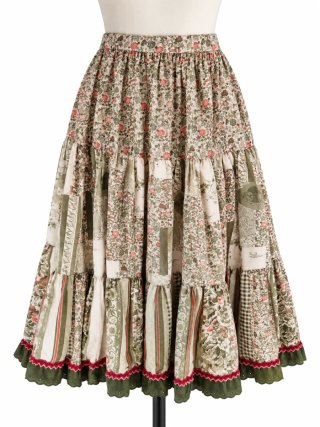 Falda Vintage Estampada