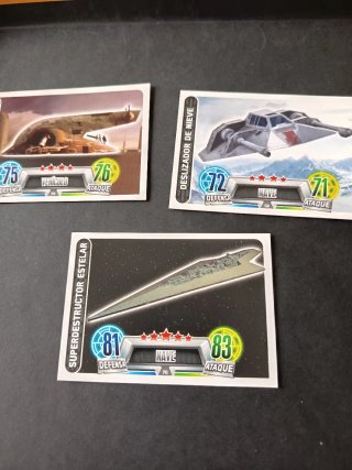 Lote 9 Cromos Star Wars