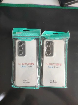 4 Fundas Transparentes para OPPO Reno 12.