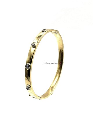 pulsera oro 18k con circonita
